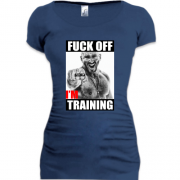 Подовжена футболка для качалки "Fuck off, i`m training"